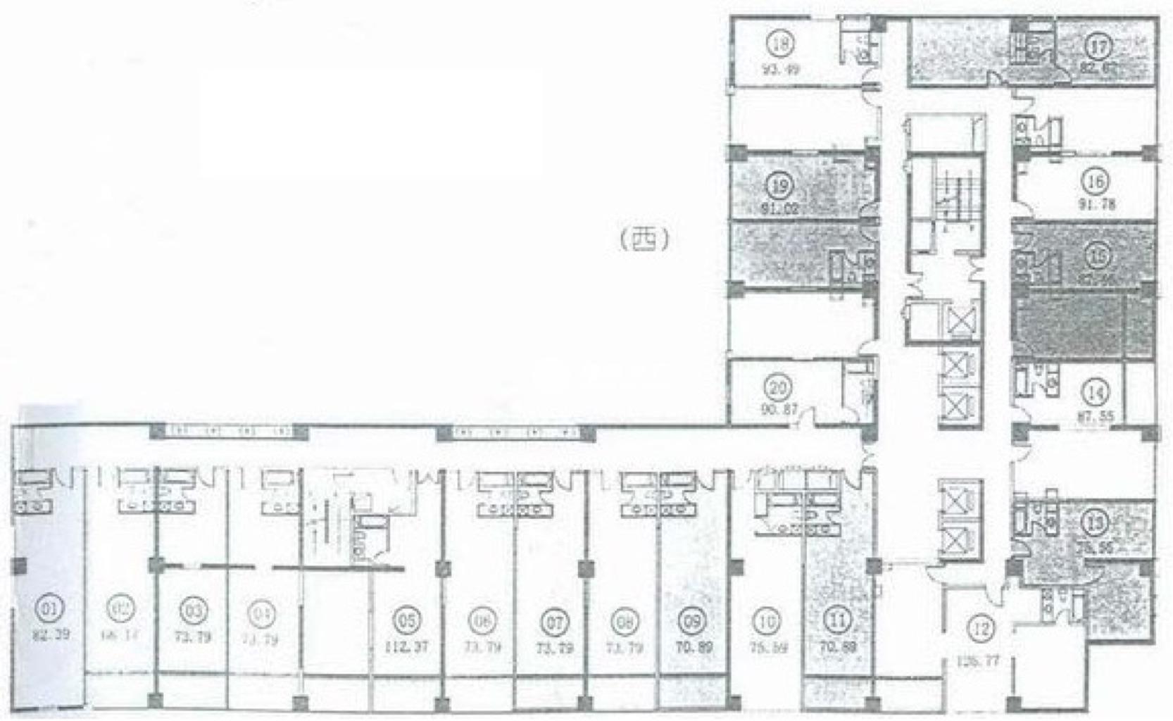 临平路飘鹰世纪大厦180平米写字楼出租